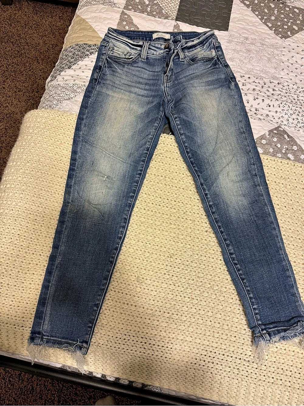 Kancan Signature Ankle Skinny Jeans Blue Waist 26
